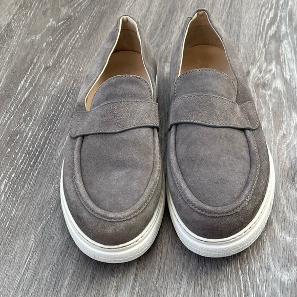 Canali Suede Penny Loafers Size 42 Regular (US 9) - Picture 2 of 6